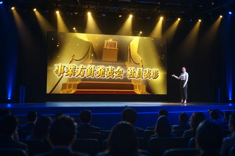 事業方針発表会・社員表彰で上映されるイベントオープニング映像